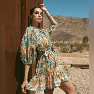 NWT Cleobella Magdalena Mini Dress / Las Palmas